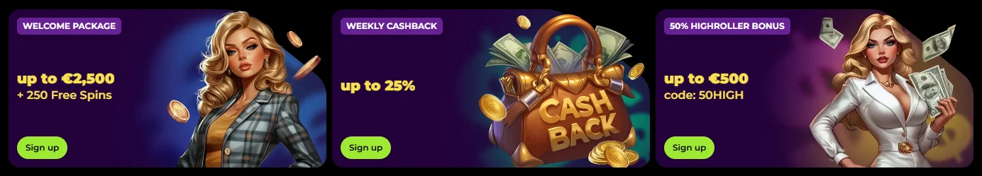 welcome promo banner casino